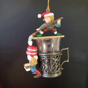VTG Coca-Cola Bottling Works Collection Christmas Tree Ornament 1996